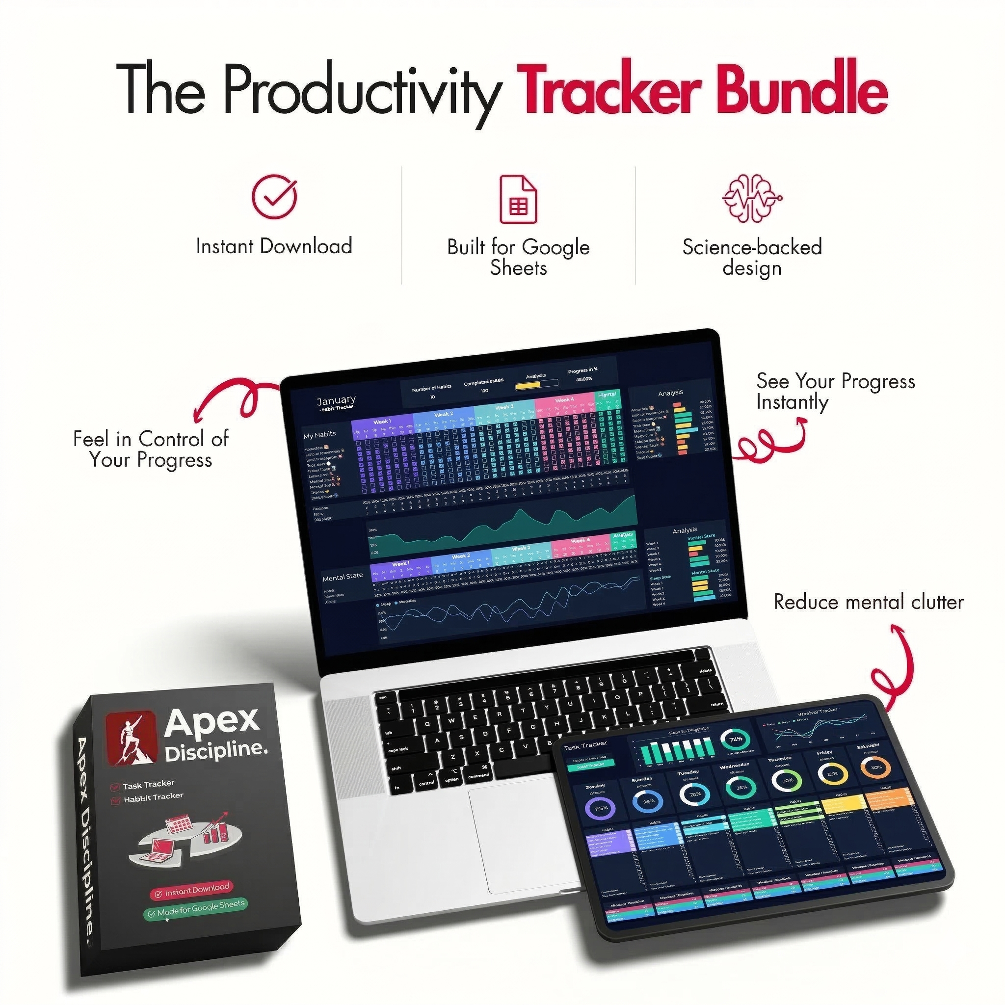 Apex Discipline Habit + Task Trackers